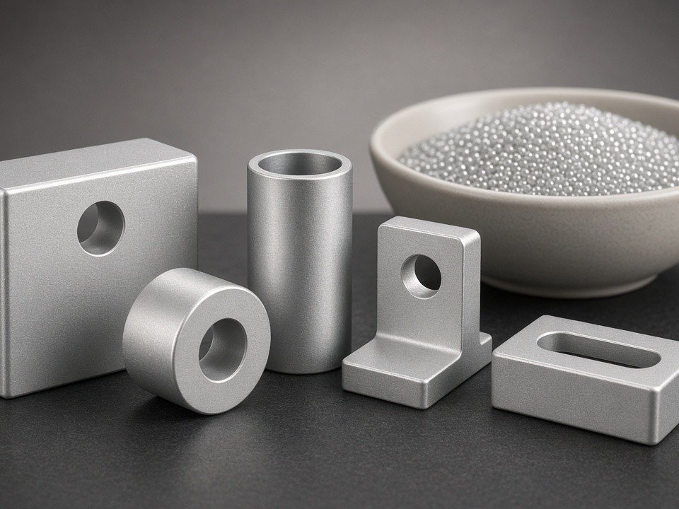 Bead Blasting Services for CNC Aluminum and Stainless Steel Parts