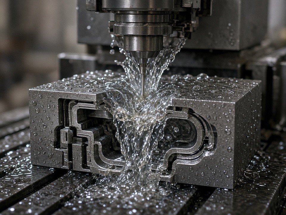 Precision EDM machining for a complex industrial component