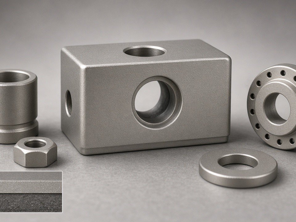 Precision component prepared for electroless nickel plating