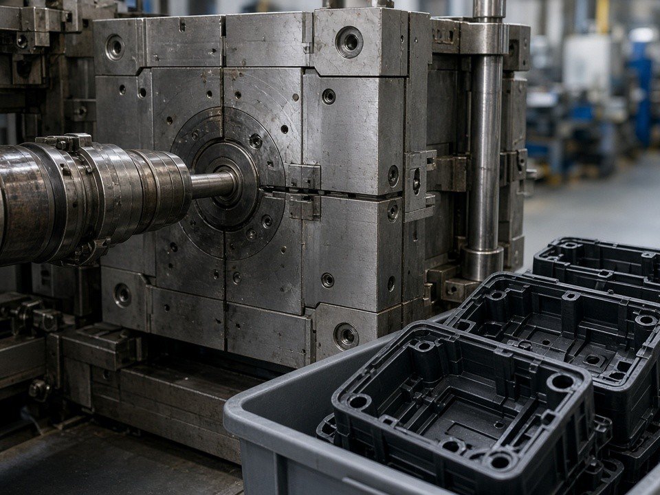 Plastic injection molding for custom hardware components